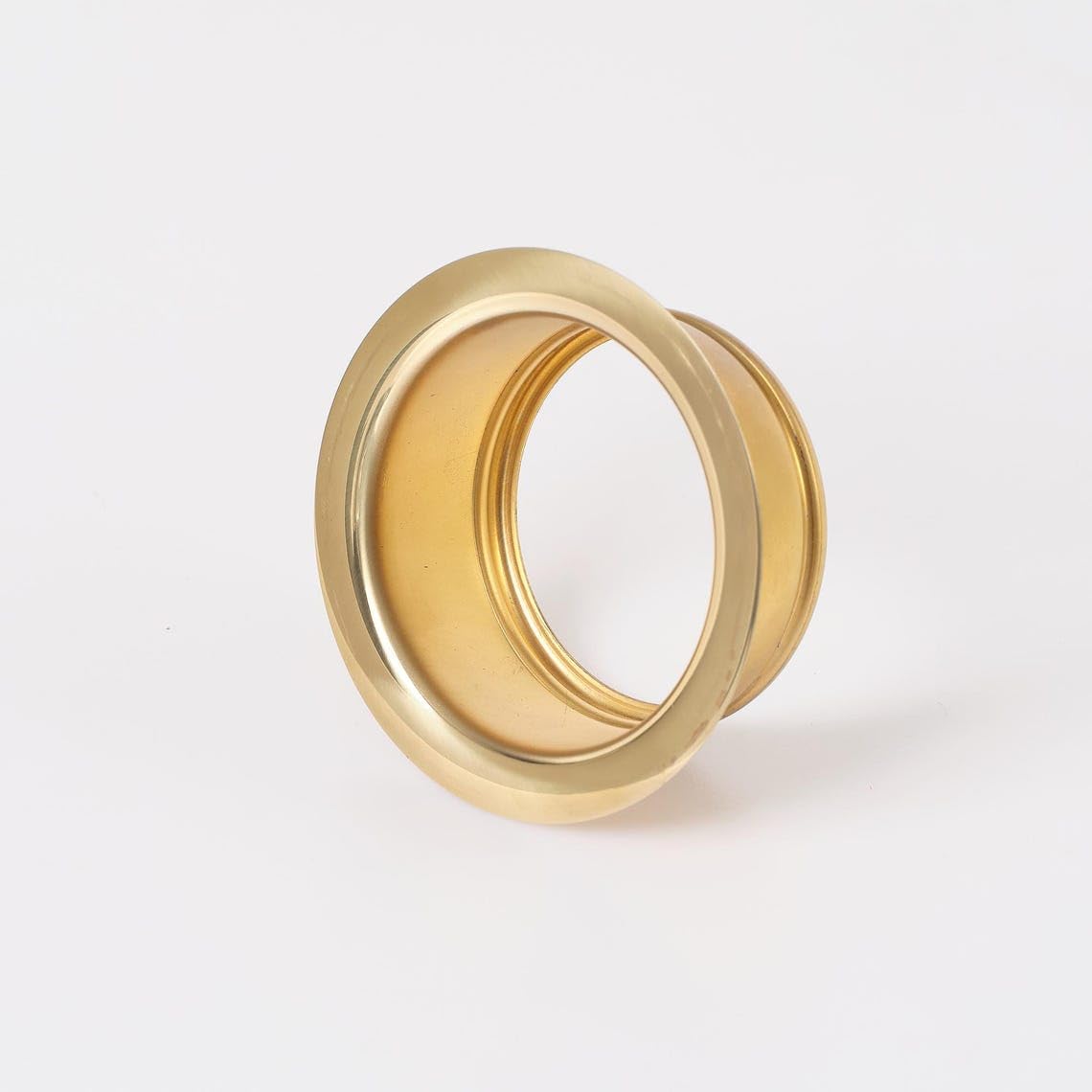 Solid Brass Garbage Disposal Flange & Strainer Stopper - Profile Angle