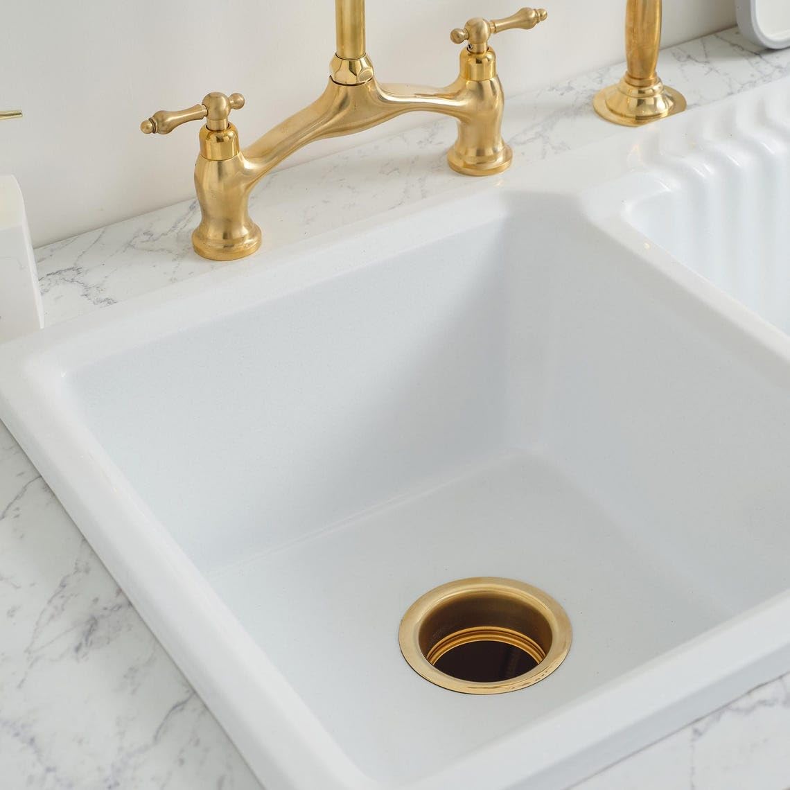 Solid Brass Garbage Disposal Flange & Strainer Stopper - Installation & Threads