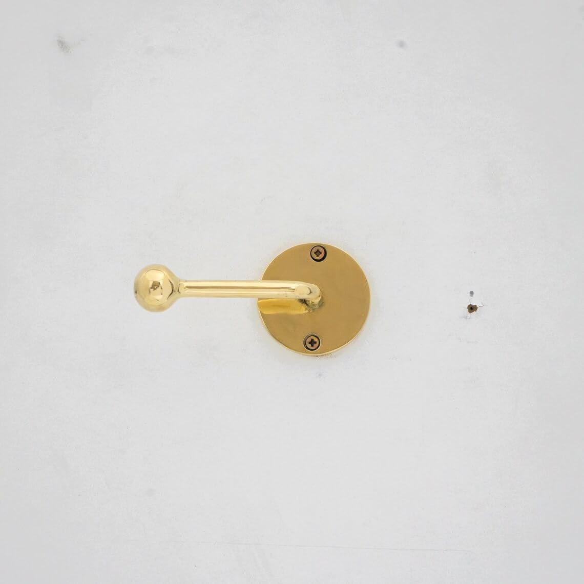 Solid Brass Architectural Toilet Paper Holder - Profile Angle